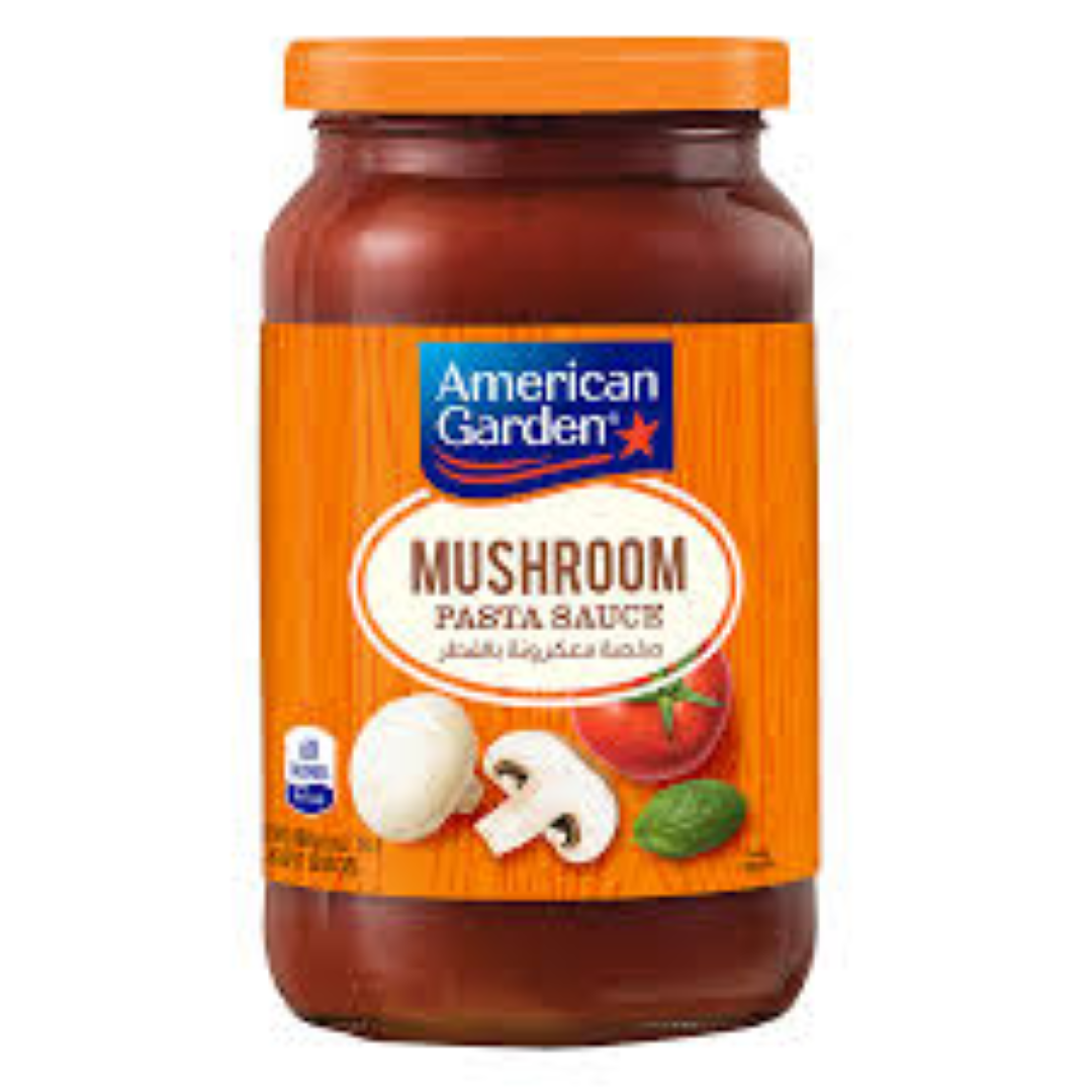 AMERICAN GARDEN PASTA SAUCE MUSHROOM 397G